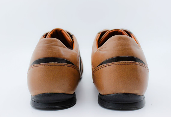 Taba+Kahverengi Rugan Deri Sneaker Ayakkabı 01708991N05 - Thumbnail
