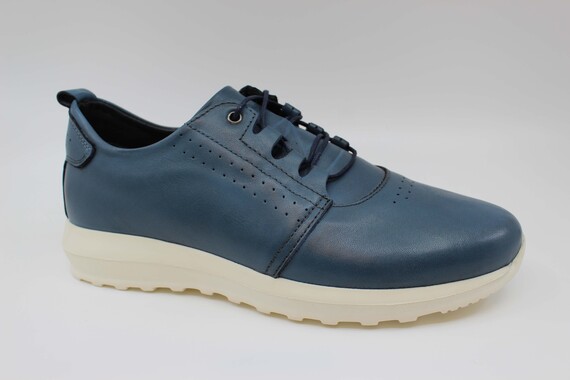 Papuccu - Mavi Erkek Günlük Deri Ayakkabı G11944516