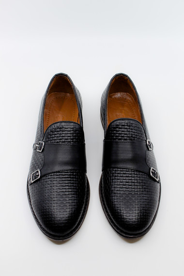 Siyah Erkek Klasik Ayakkabı 37201 - Thumbnail
