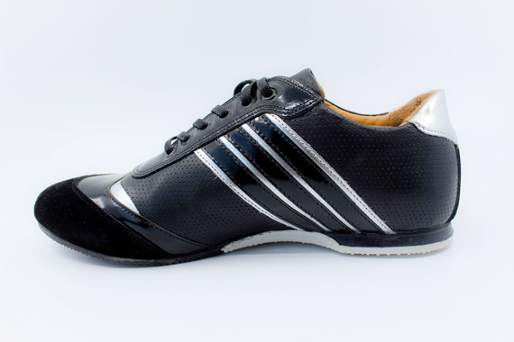 Siyah+Siyah Nubuk Deri Sneaker Ayakkabı 017132991N02 - Thumbnail