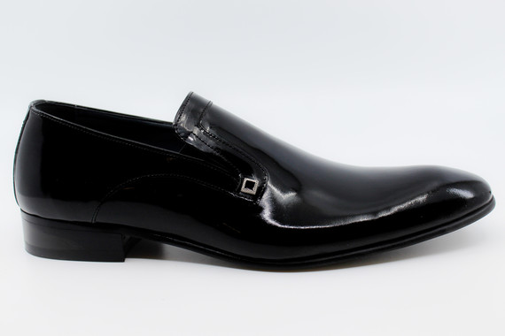 Papuccu - Siyah Rugan Erkek Klasik Ayakkabı 41704