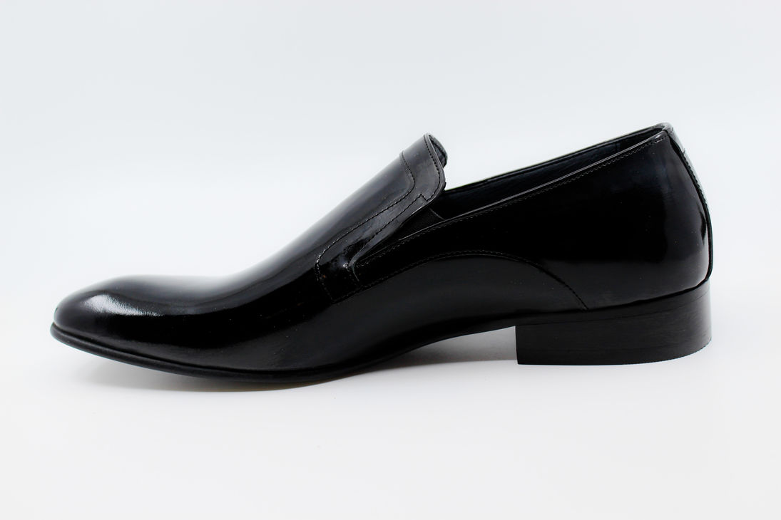 Siyah Rugan Erkek Klasik Ayakkabı 41704