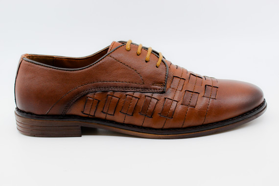 Taba Erkek Deri Klasik Ayakkabı 37211 - Thumbnail